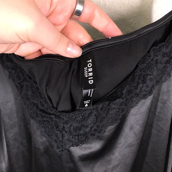 Torrid Black Lace Sleep Camisole - Picture 3 of 9